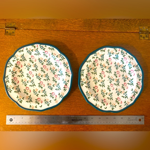 Pioneer Woman fall flowers plates - Picture 2 of 4